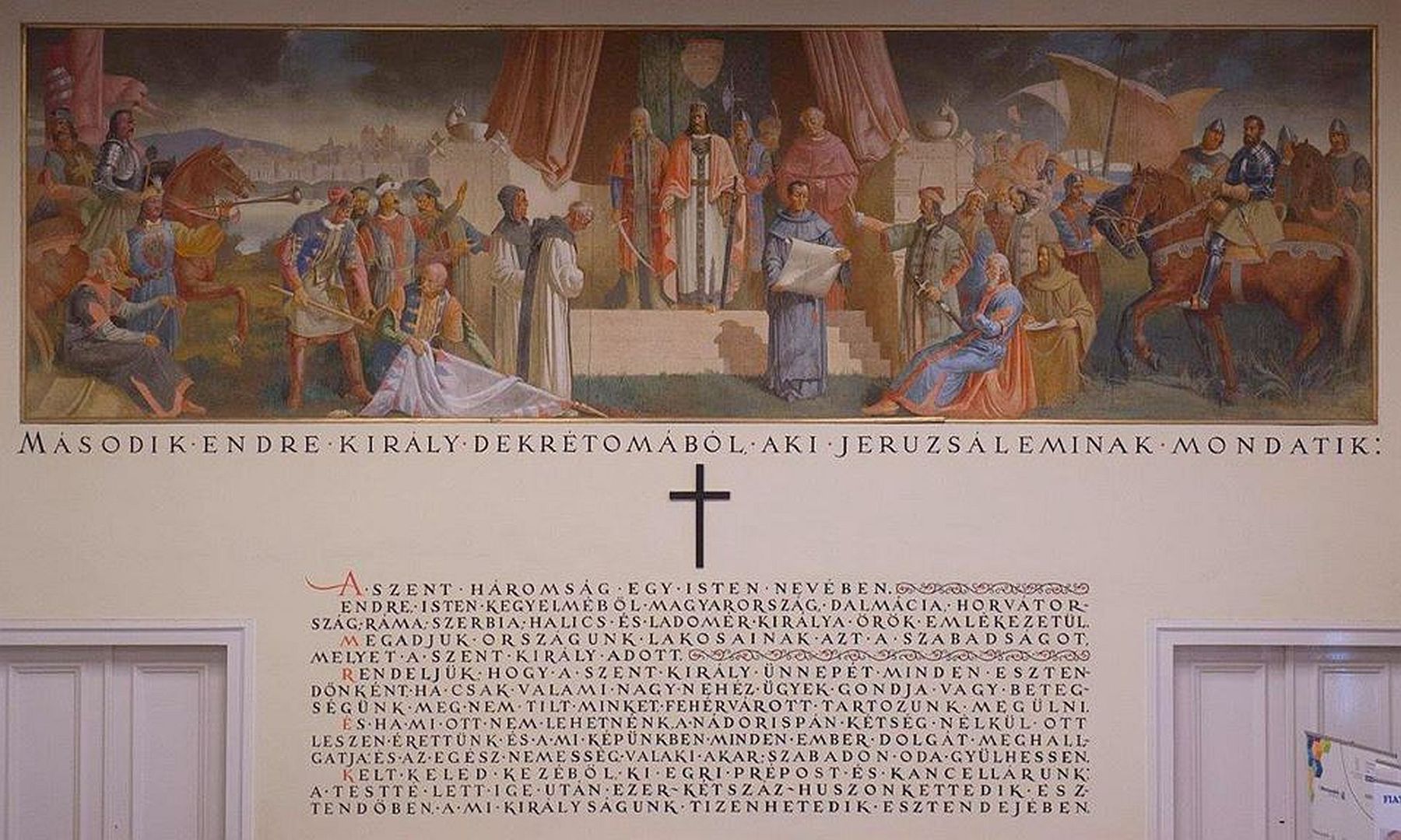 1205. május 29-én koronázták meg II. András királyt Székesfehérváron